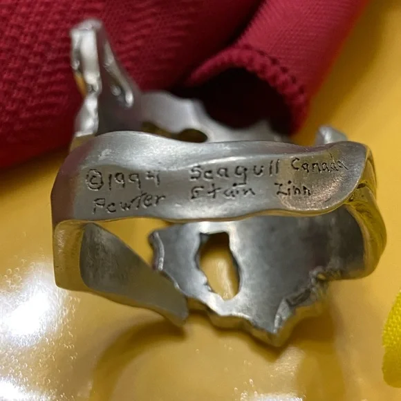 Pewter Napkin Rings - Picture 6 of 7